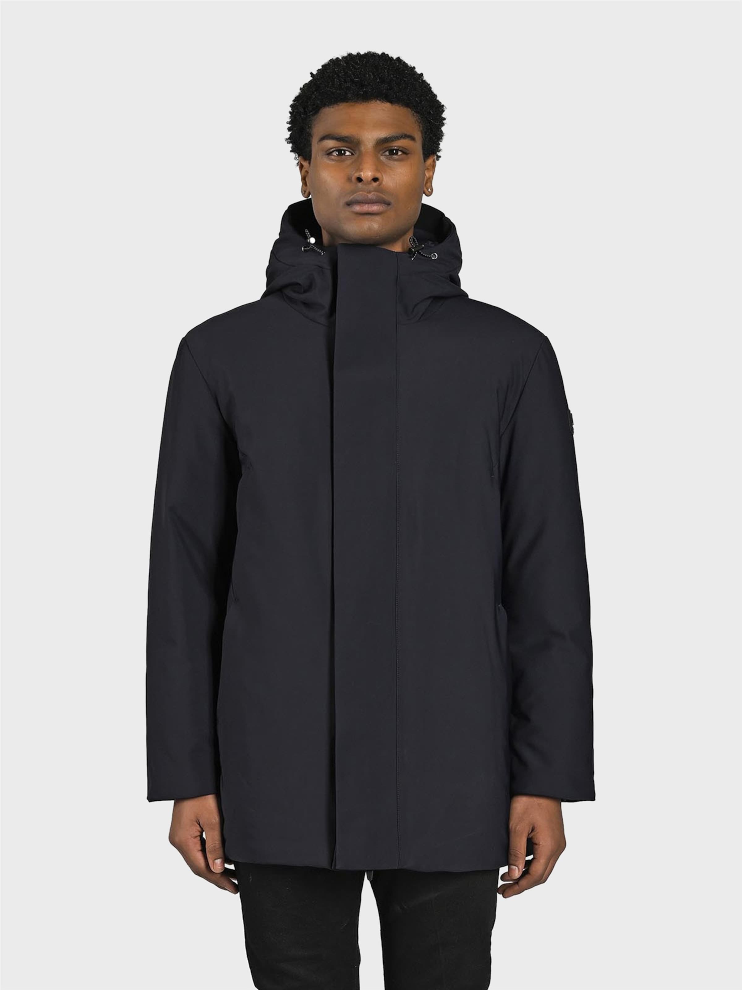 Canadian Classics Between-seasons parka 'Giacca Uomo Nelson' in Blue: front