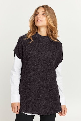 Fransa Sweater 'FRERETTA' in Black: front