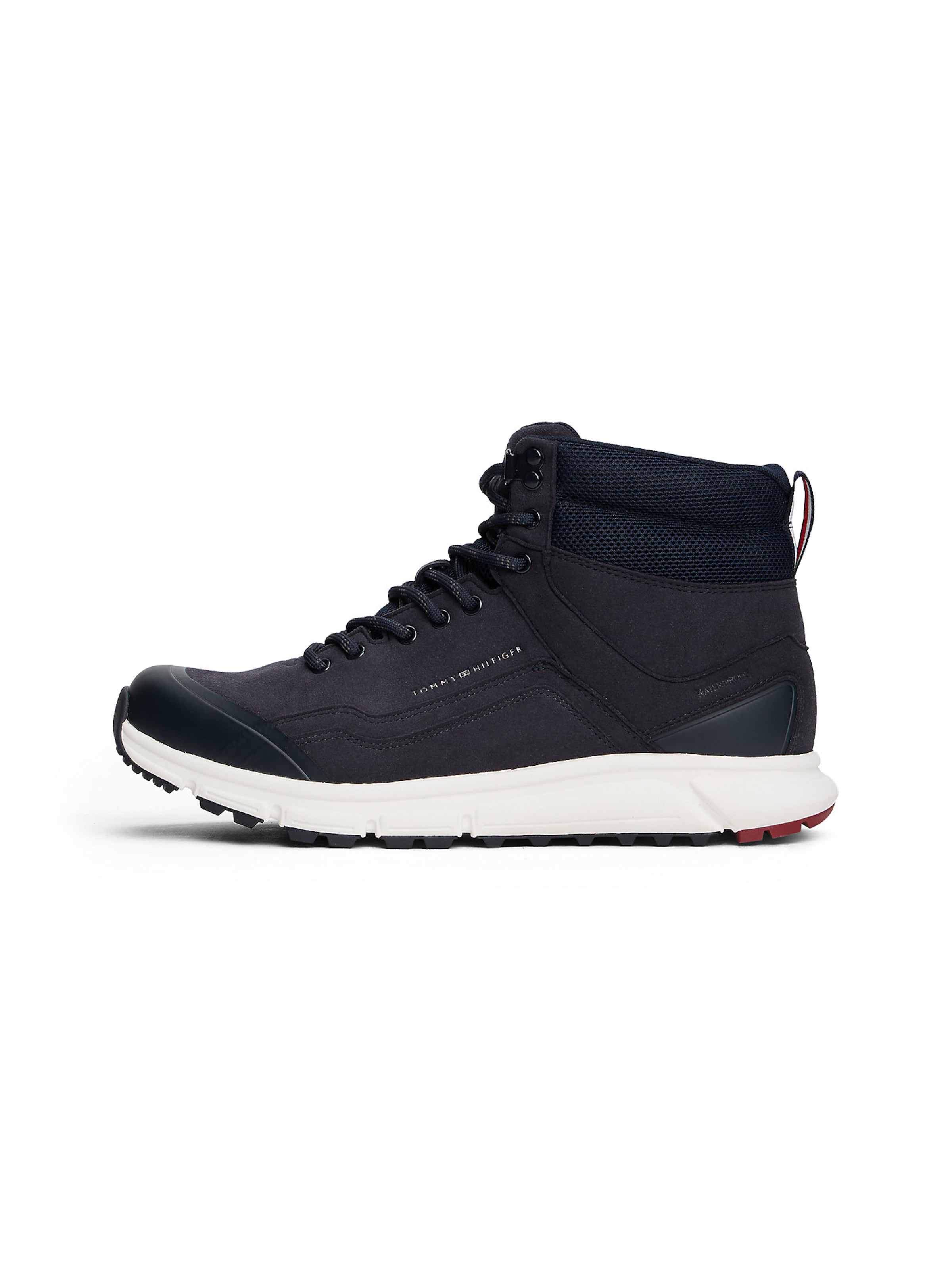 TOMMY HILFIGER Lace-up boots in Blue: front