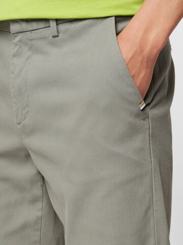 BOSS Slimfit Chino 'Kaito' in Groen