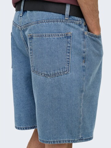 Only & Sons Loosefit Τζιν 'ONSFade' σε μπλε