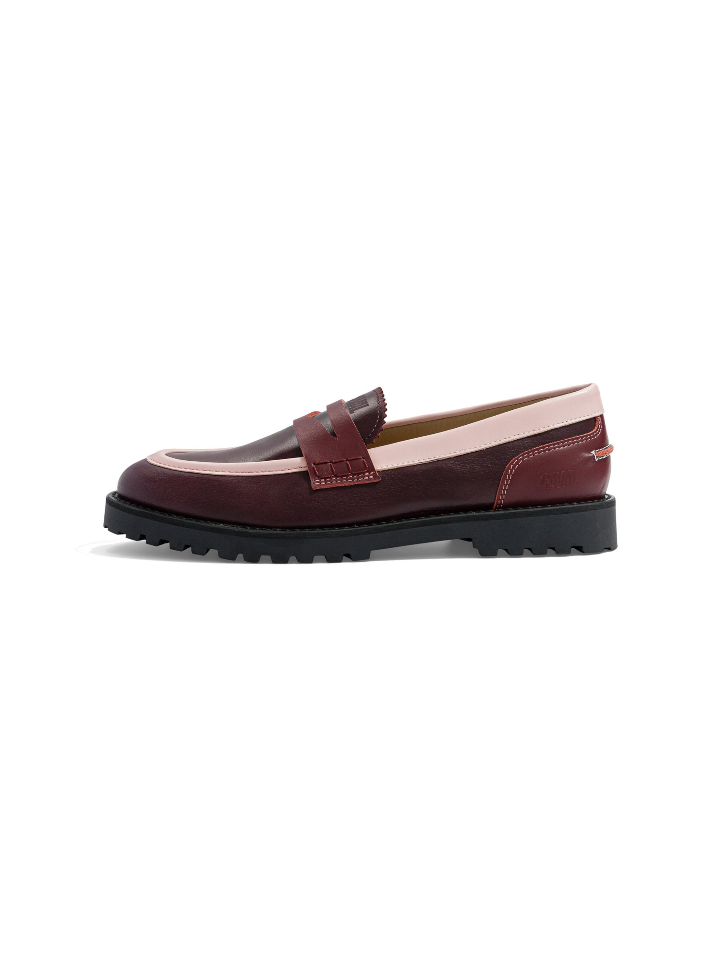 Caval - Mocassins ' TAILOR ' em vermelho: frente