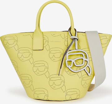 Karl Lagerfeld Shoppingväska i gul: framsida