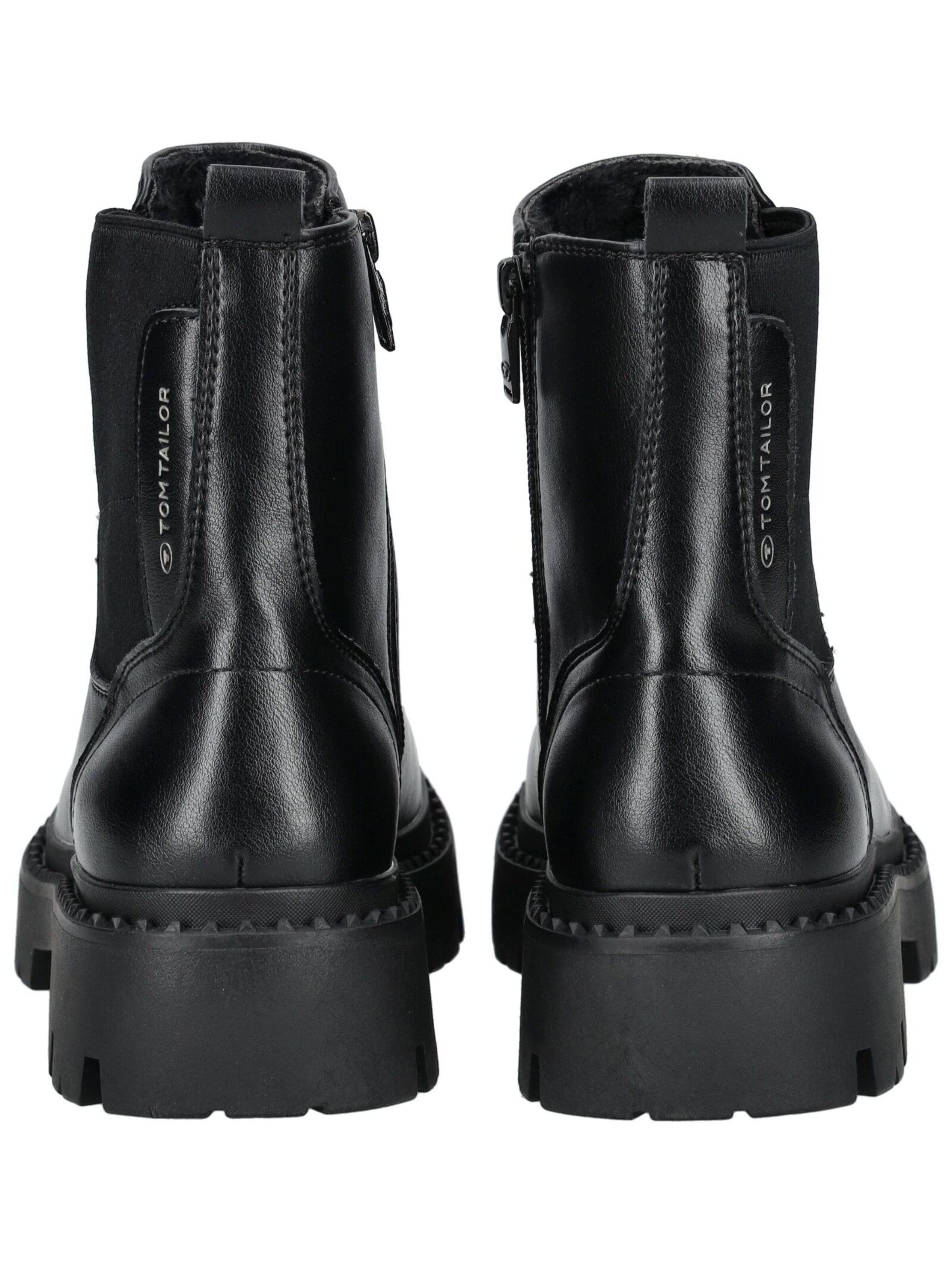 TOM TAILOR Chelsea Boots in Schwarz