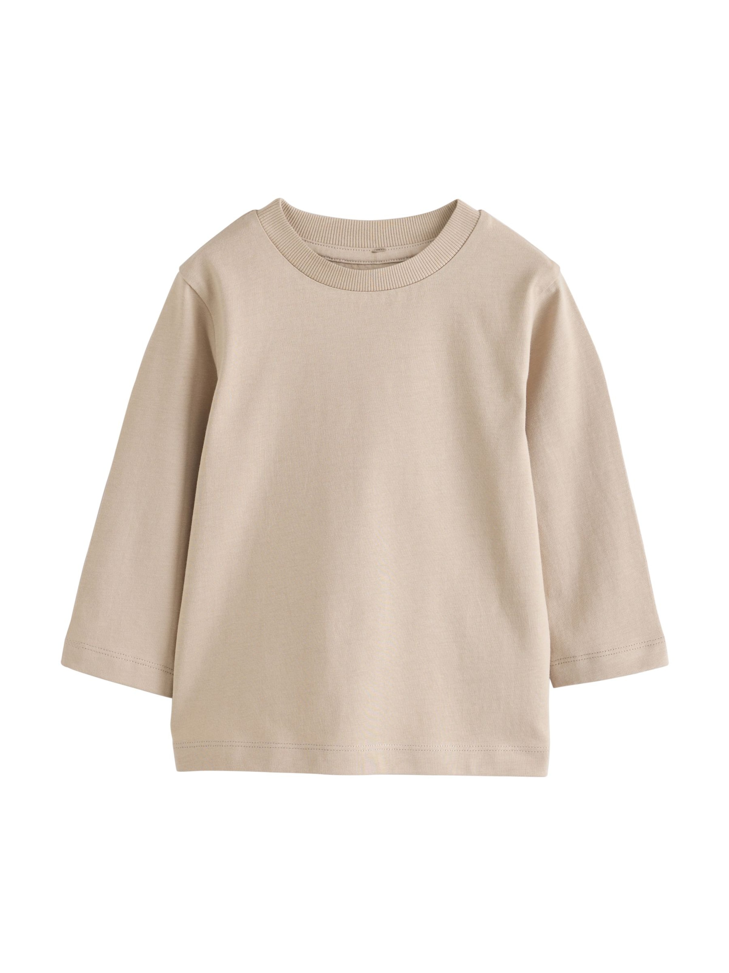 T-Shirt Next en beige : devant