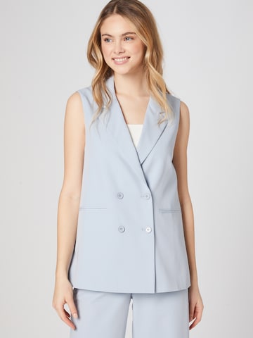 Guido Maria Kretschmer Women Gilet 'Shirin' in Blauw: voorkant