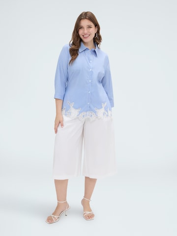 Chemisier Fiorella Rubino en bleu