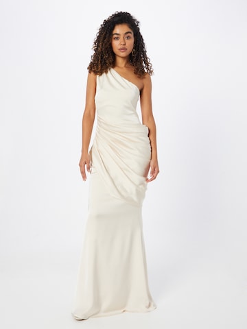 Misspap Evening dress in Beige: front