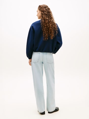 TOMMY HILFIGER Sweatjacke 'Varsity' in Blau