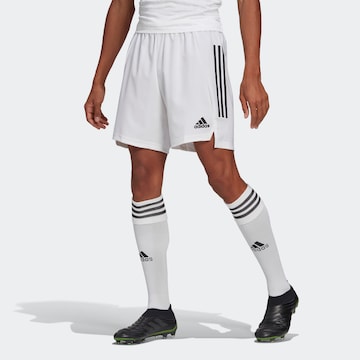 Regular Pantalon de sport 'Condivo 21' ADIDAS SPORTSWEAR en blanc : devant