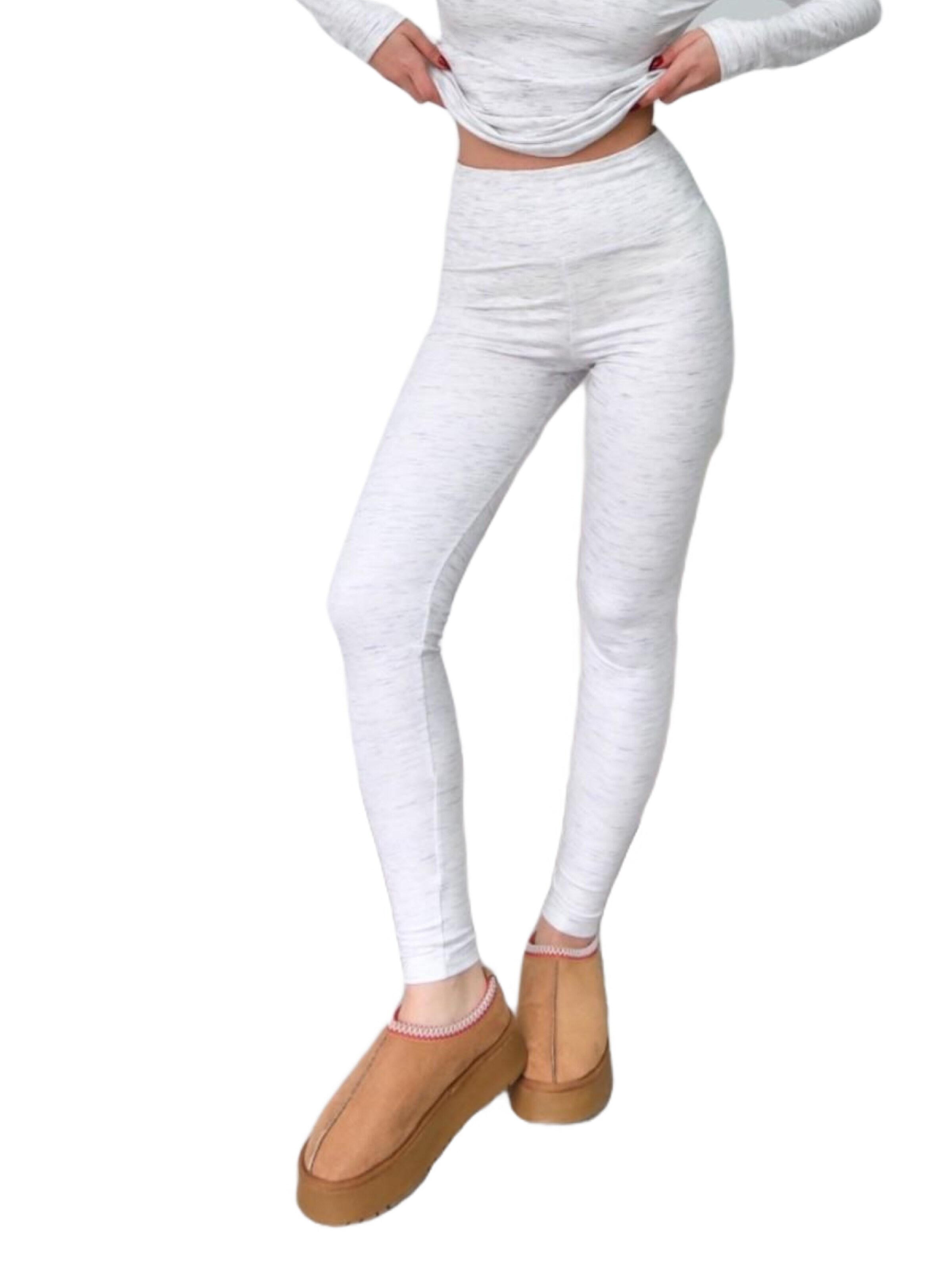 C&City Skinny Leggings in White: front