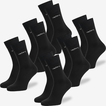 HøyBerg Socks in Black: front