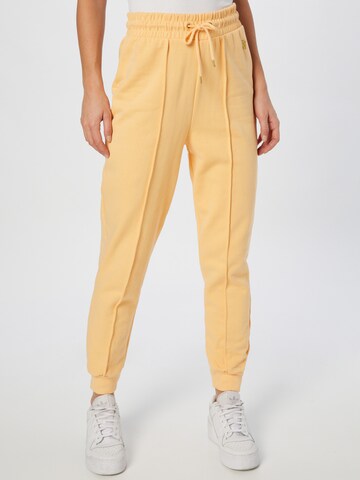 River Island Tapered Broek in Oranje: voorkant