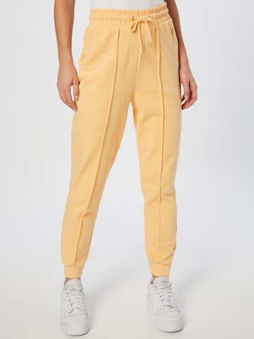 River Island Tapered Pants in Orange: front