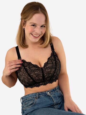 SugarShape Nursing bra 'Sensla' in Black: front