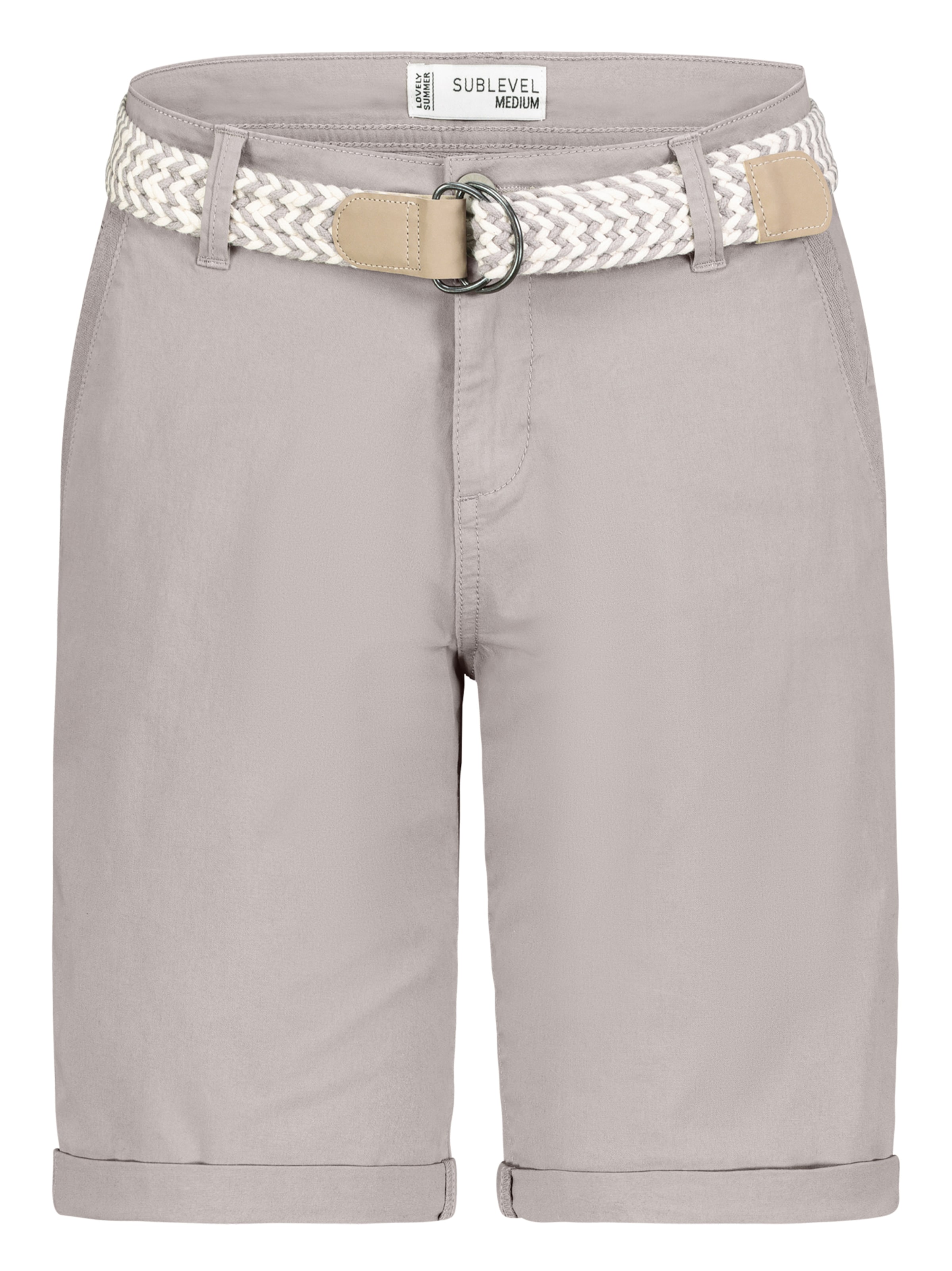 Sublevel Shorts in Grau: Vorderseite