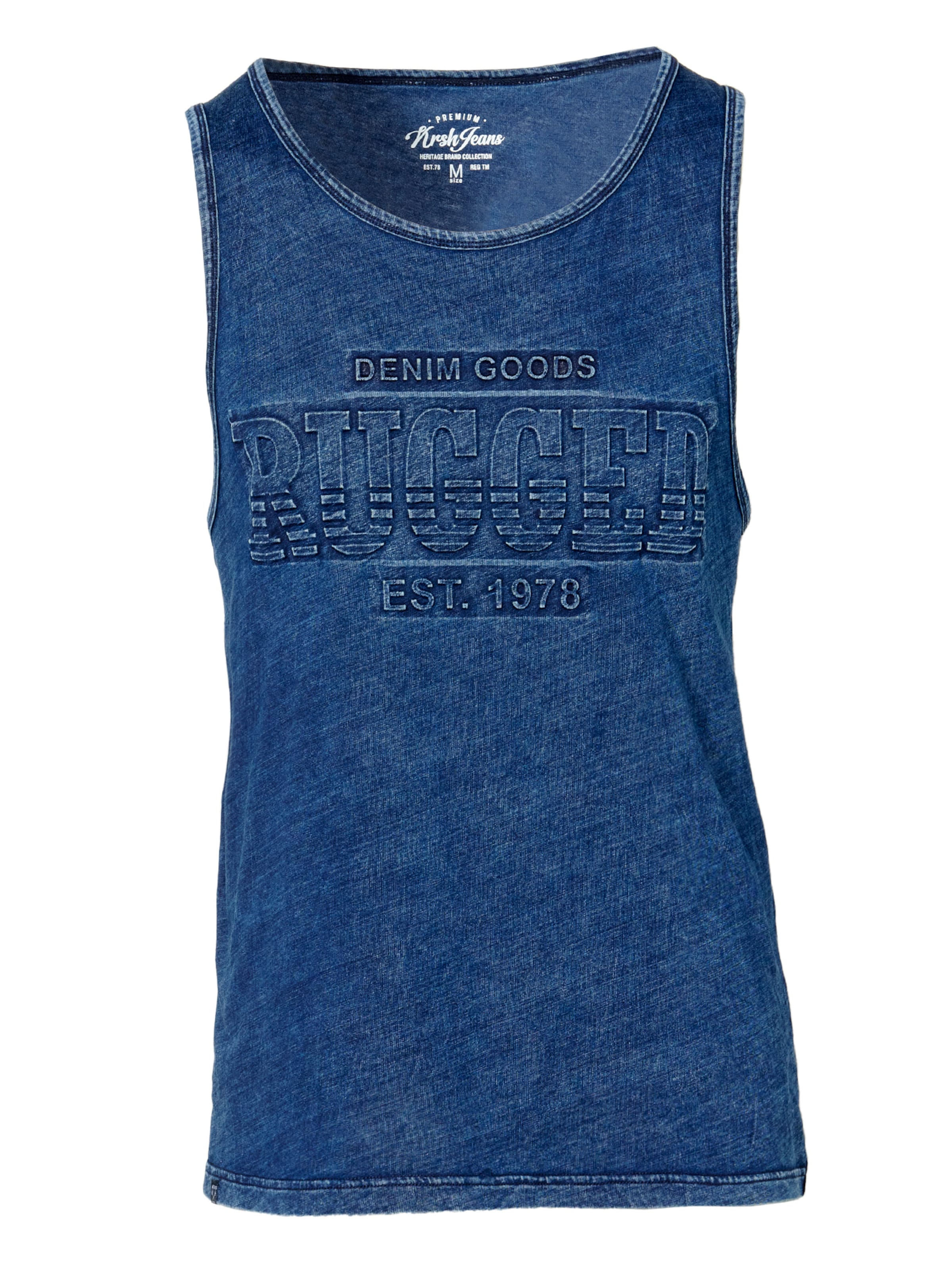 KOROSHI Shirt in Blauw: voorkant