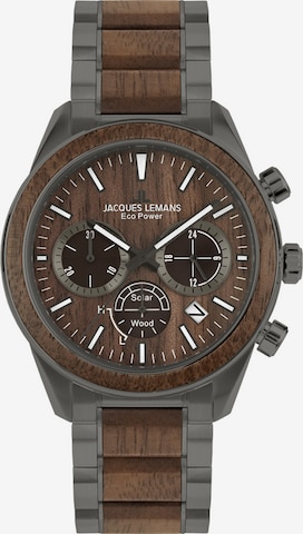 Jacques Lemans Analog Watch in Brown: front