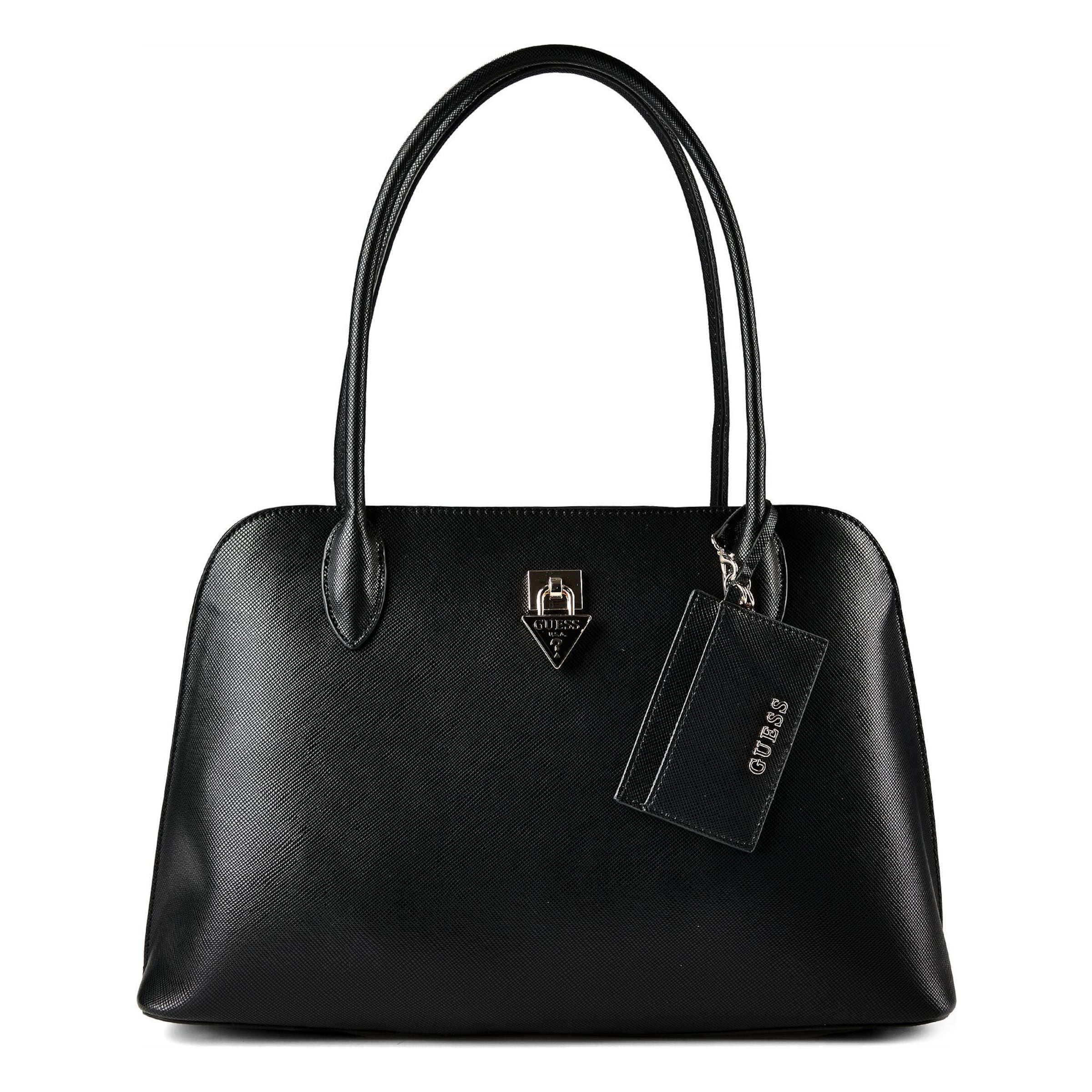 Borsa a spalla 'Patsie' di GUESS in nero: frontale