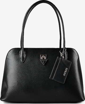 Borsa a spalla 'Patsie' di GUESS in nero: frontale