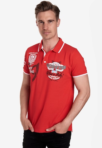 Rusty Neal Shirt in Rood: voorkant