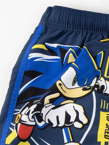 Sonic the Hedgehog Zwemshorts 'Sonic the Hedgehog Swim Shorts – Navy Blue' in Blauw