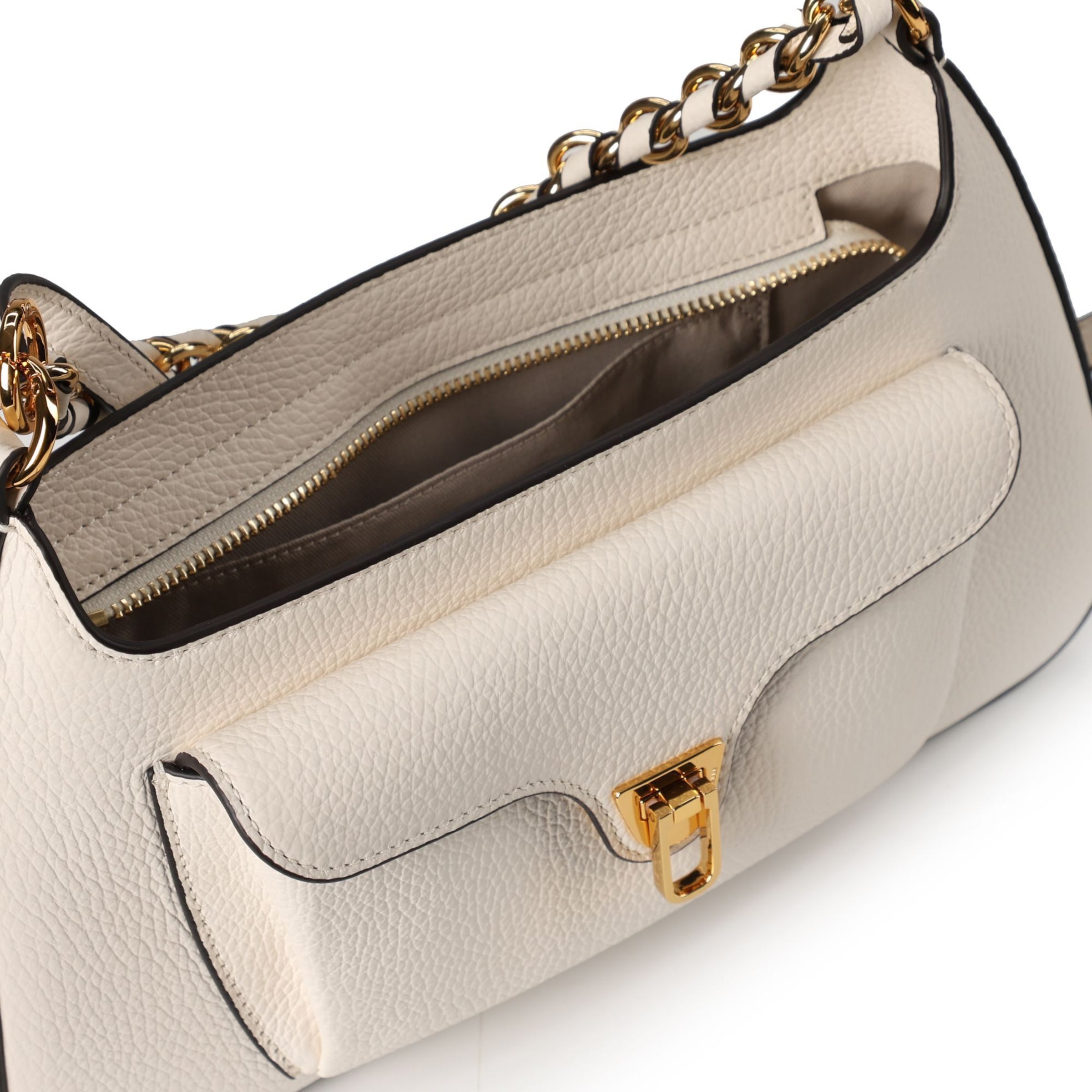 Borsa a spalla 'Beat' di Coccinelle in beige