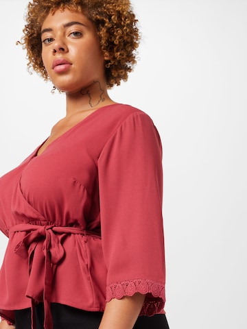 ABOUT YOU Curvy Bluse 'Anna' (GRS) in Rot