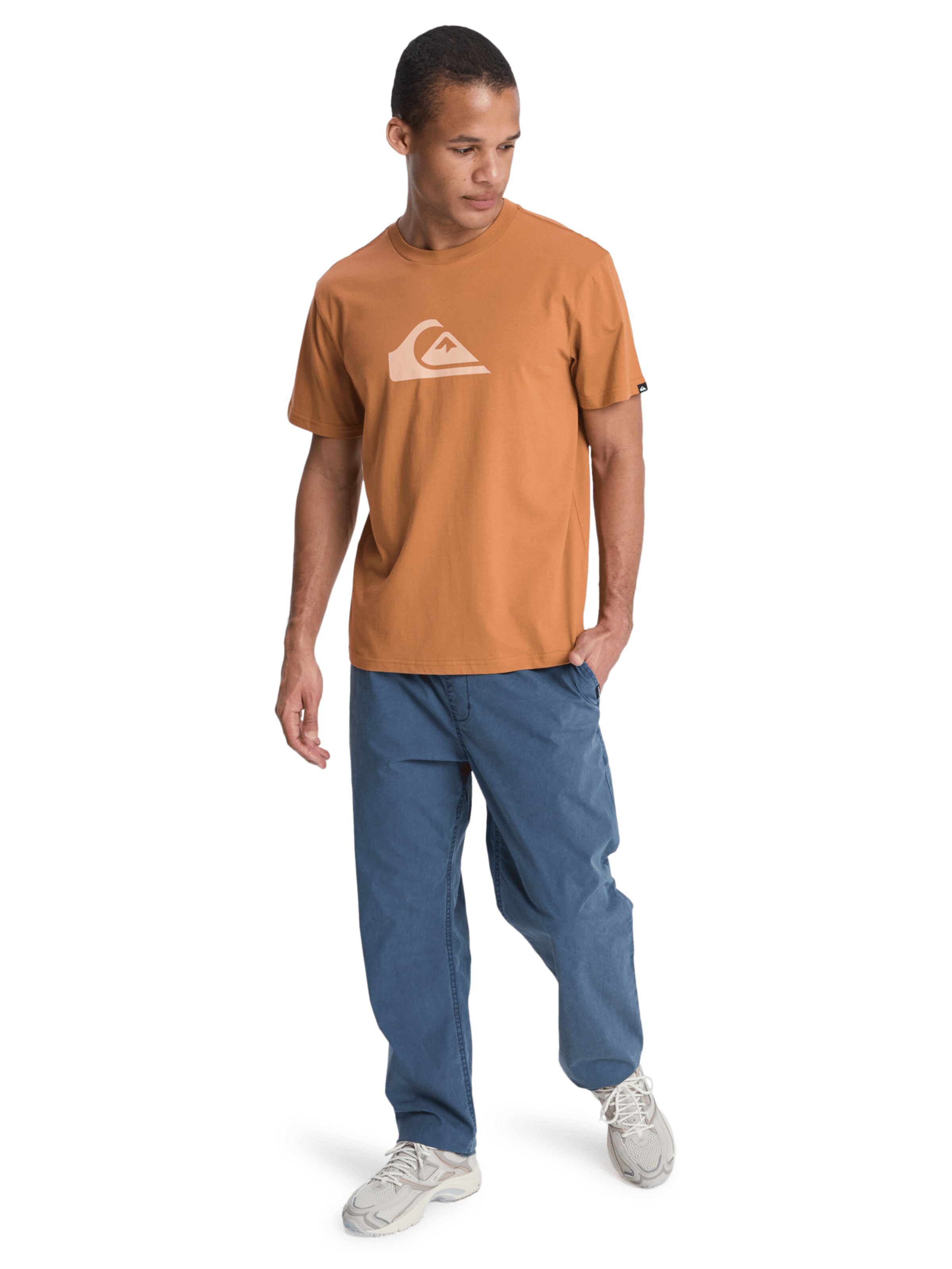 QUIKSILVER Athletic Sweatshirt in Orange