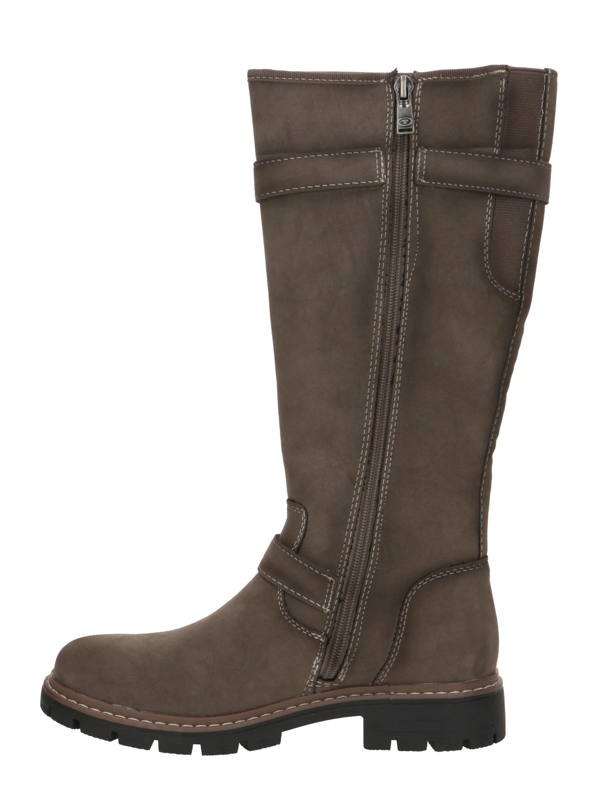 TOM TAILOR Boot in Brown
