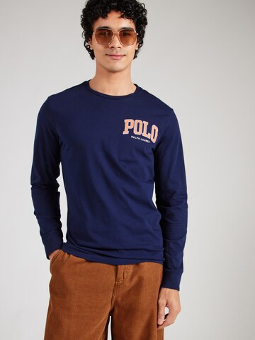 Polo Ralph Lauren Тениска в синьо: отпред