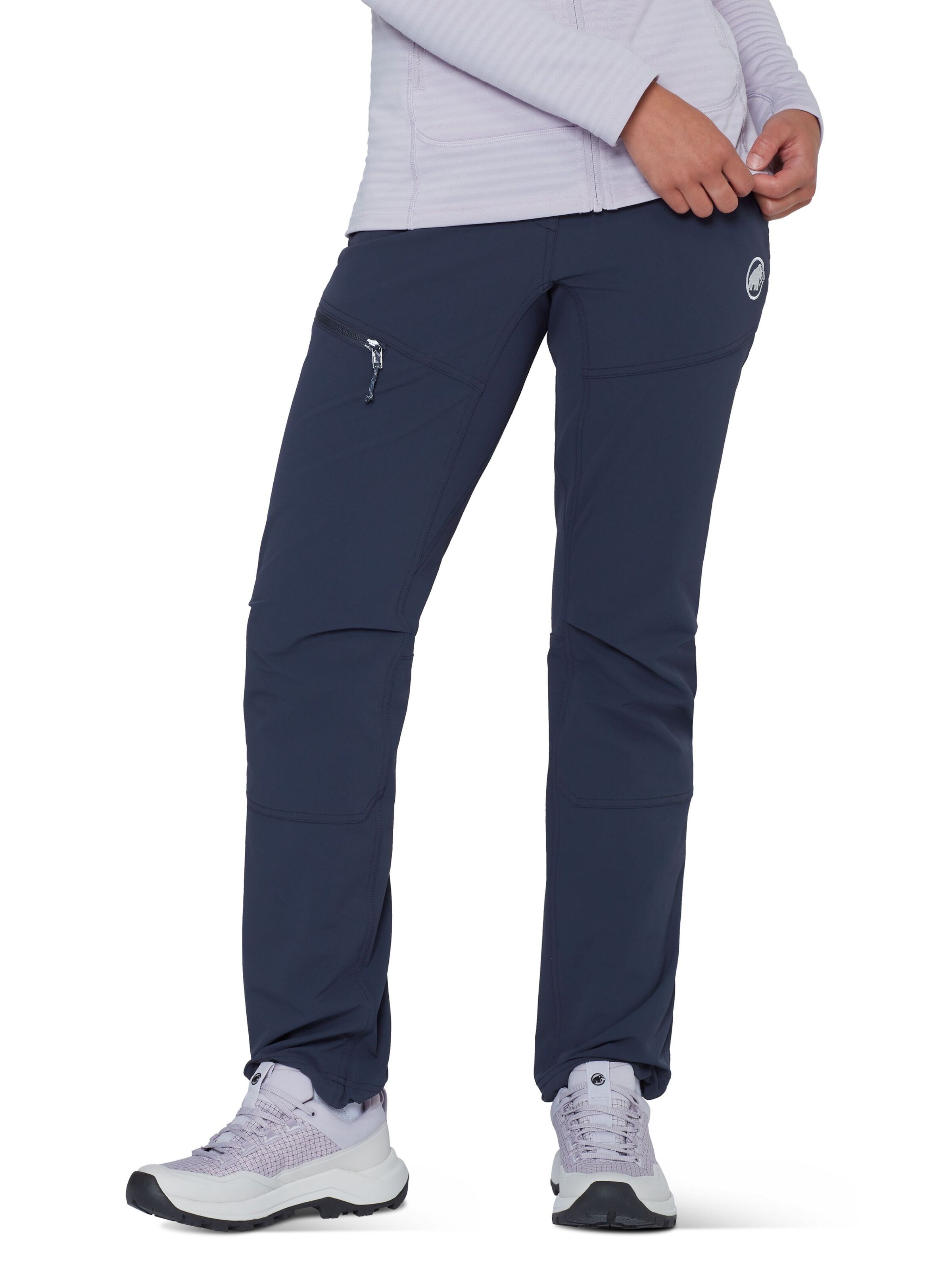 MAMMUT Regular Outdoor Pants 'Taiss SO' in Blue: front