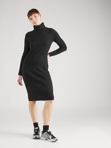 GAP Stickad klänning i svart: framsida