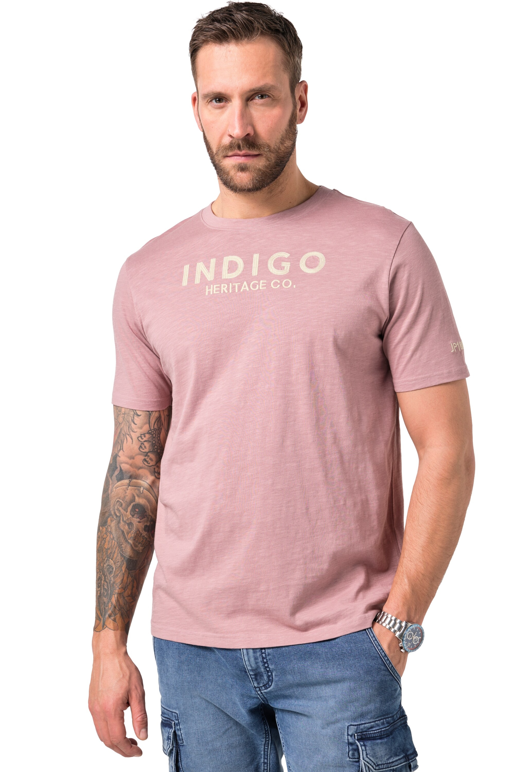 JP1880 T-Shirt in Pink: Vorderseite