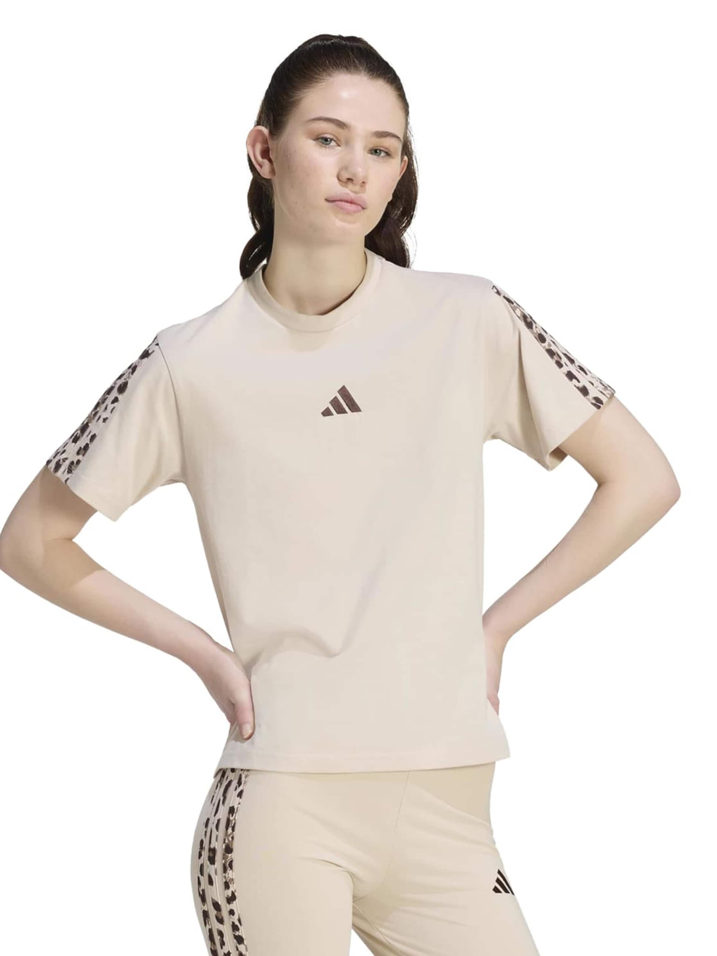 ADIDAS SPORTSWEAR Funkcionalna majica | bež barva: sprednja stran