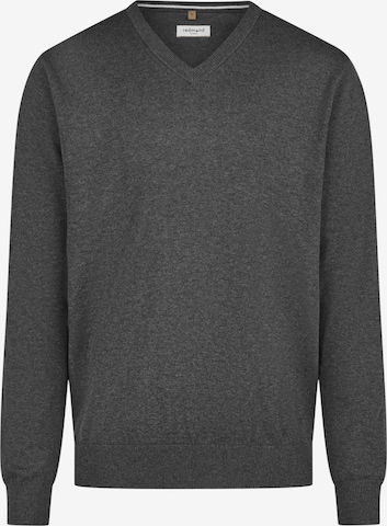redmond Pullover 'Basic' in Grau: Vorderseite