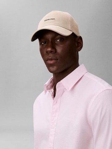 Calvin Klein Cap in Beige: Vorderseite