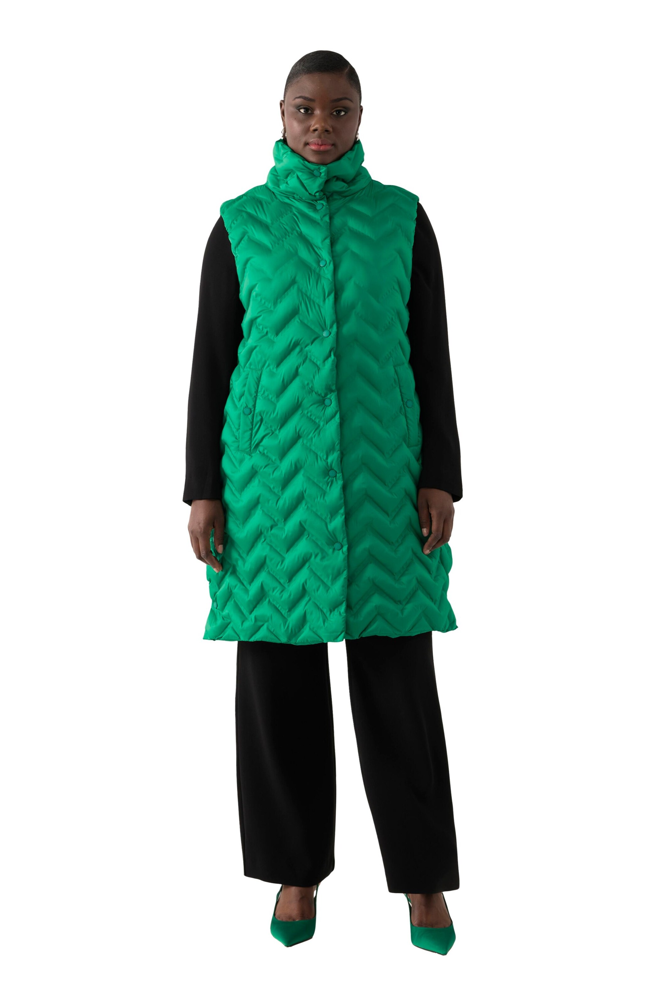 Ulla Popken Weste in Grün