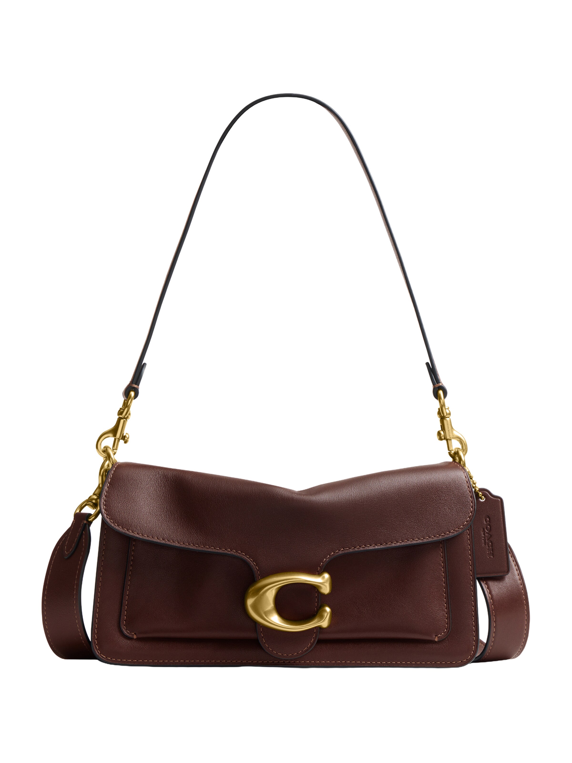 Sac bandoulière COACH en marron : devant