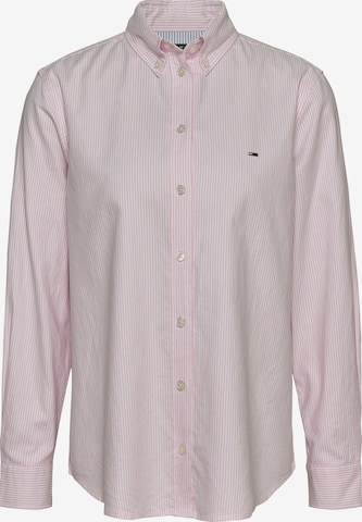 Chemisier Tommy Jeans en rose : devant