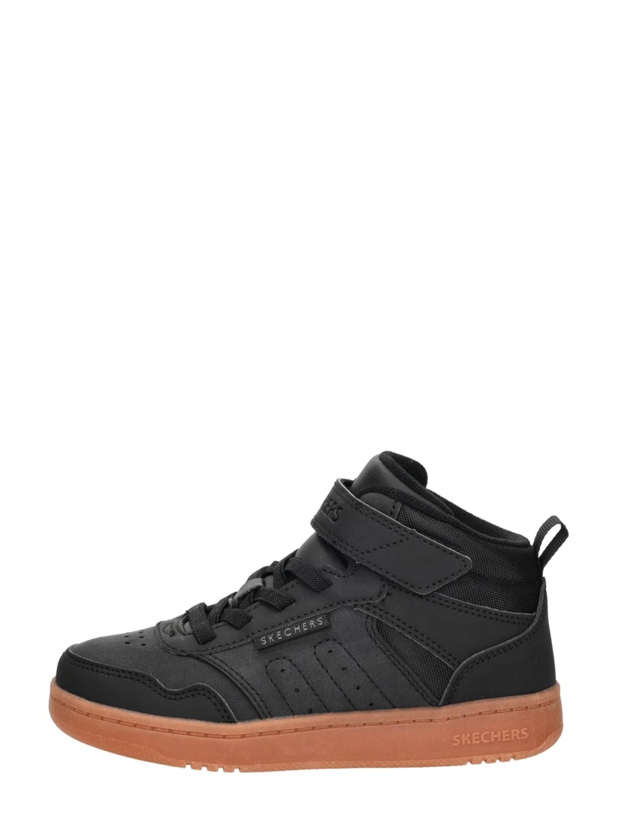SKECHERS Sneakers 'Quick Street' in Zwart: voorkant