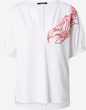 TAIFUN Koszulka w kolorze biały: przód