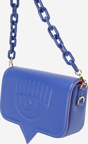 Chiara Ferragni - Bolso de hombro 'RANGE A - EYELIKE' en azul: frente