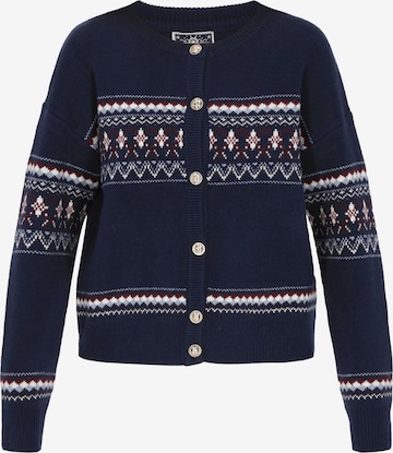 Cardigan DreiMaster Maritim en bleu : devant
