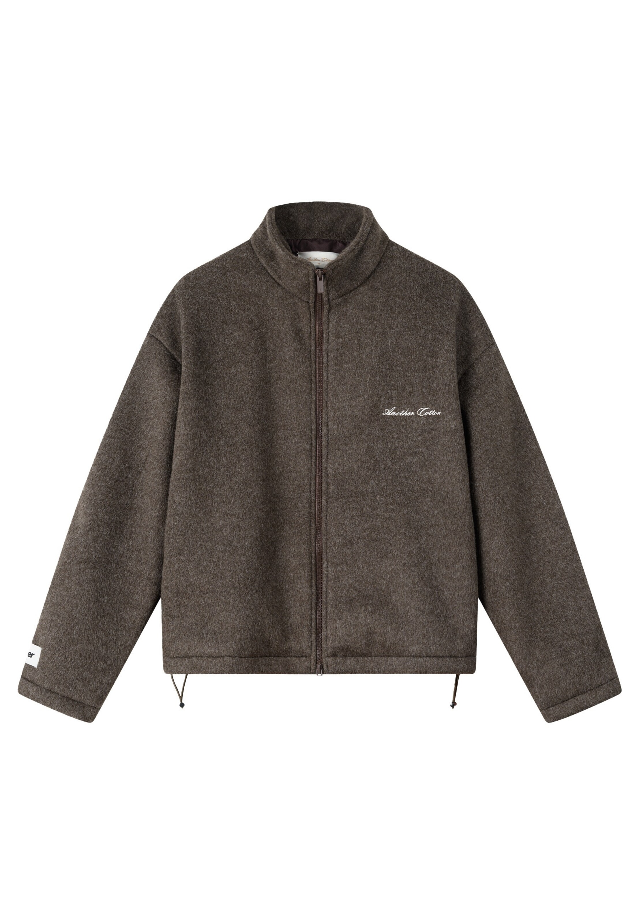Another Cotton Lab - Chaqueta polar 'Premium' en marrón: frente