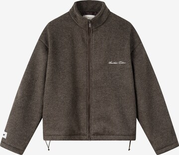 Another Cotton Lab - Chaqueta polar 'Premium' en marrón: frente