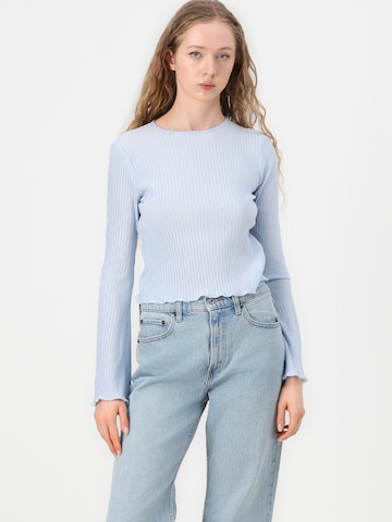 Wide leg Jeans di Abercrombie & Fitch in blu
