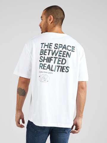 Maglietta 'FUTURE' di Calvin Klein Jeans in bianco