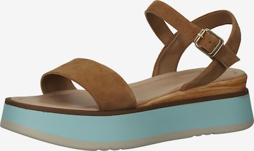 SANSIBAR Sandals in Brown: front