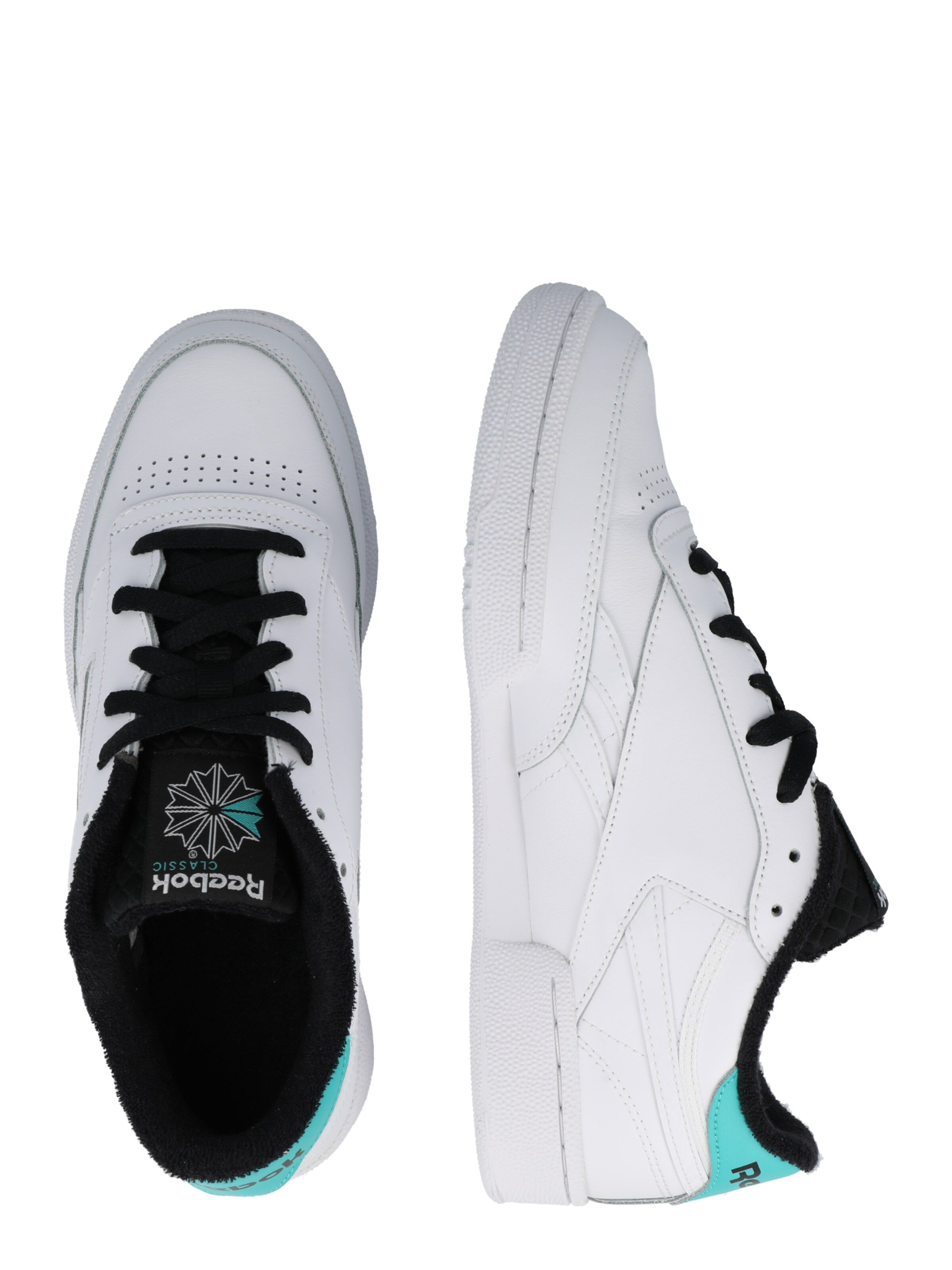 Reebok Ниски маратонки 'Club C Revenge' в черно